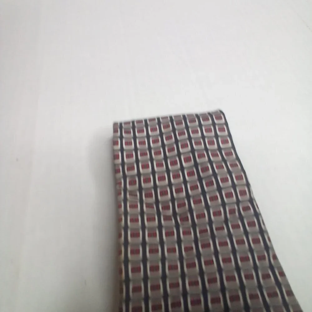 Reys & Rockwood Tie Necktie 100% Silk Black Red